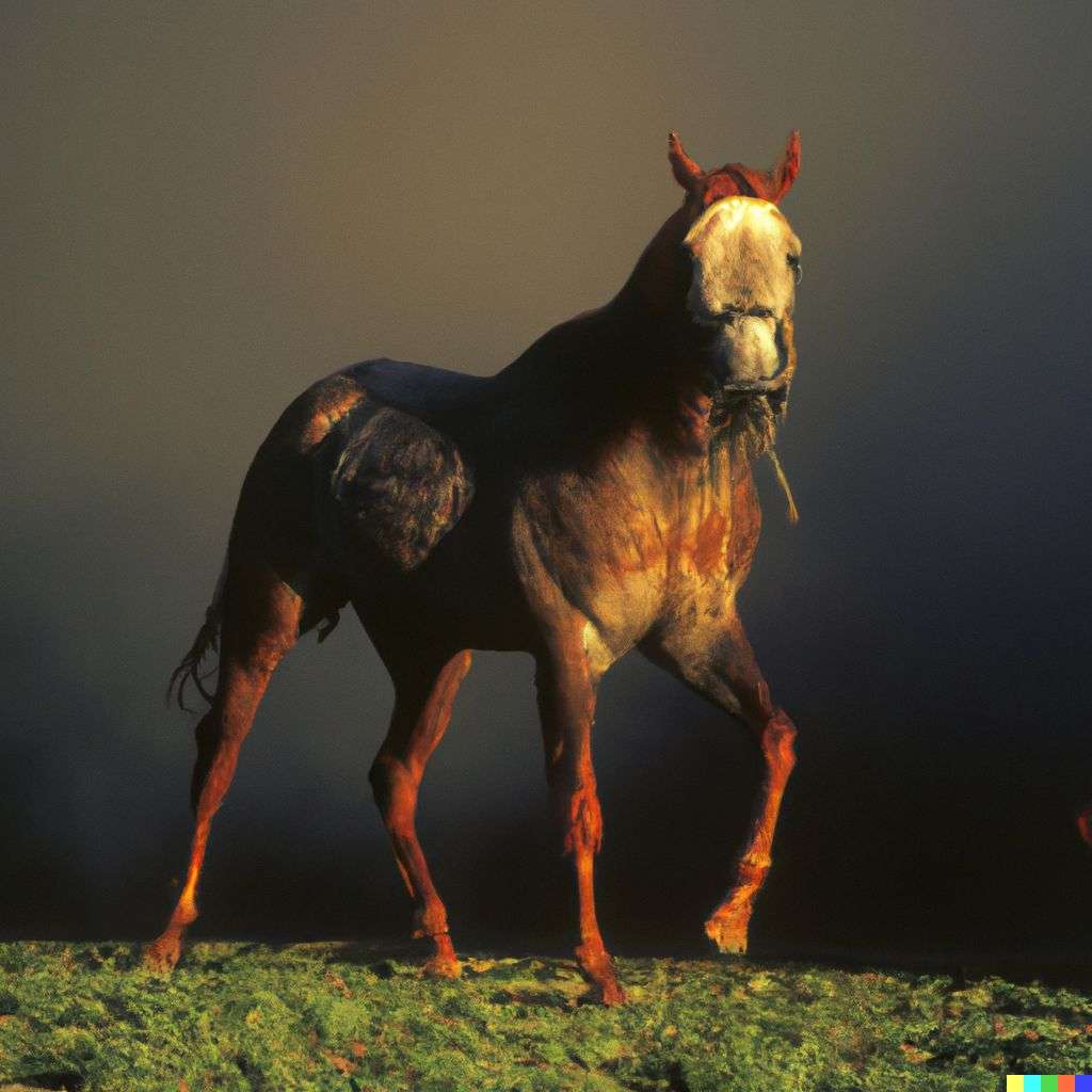 a horse, photograph taken by Steve McCurry